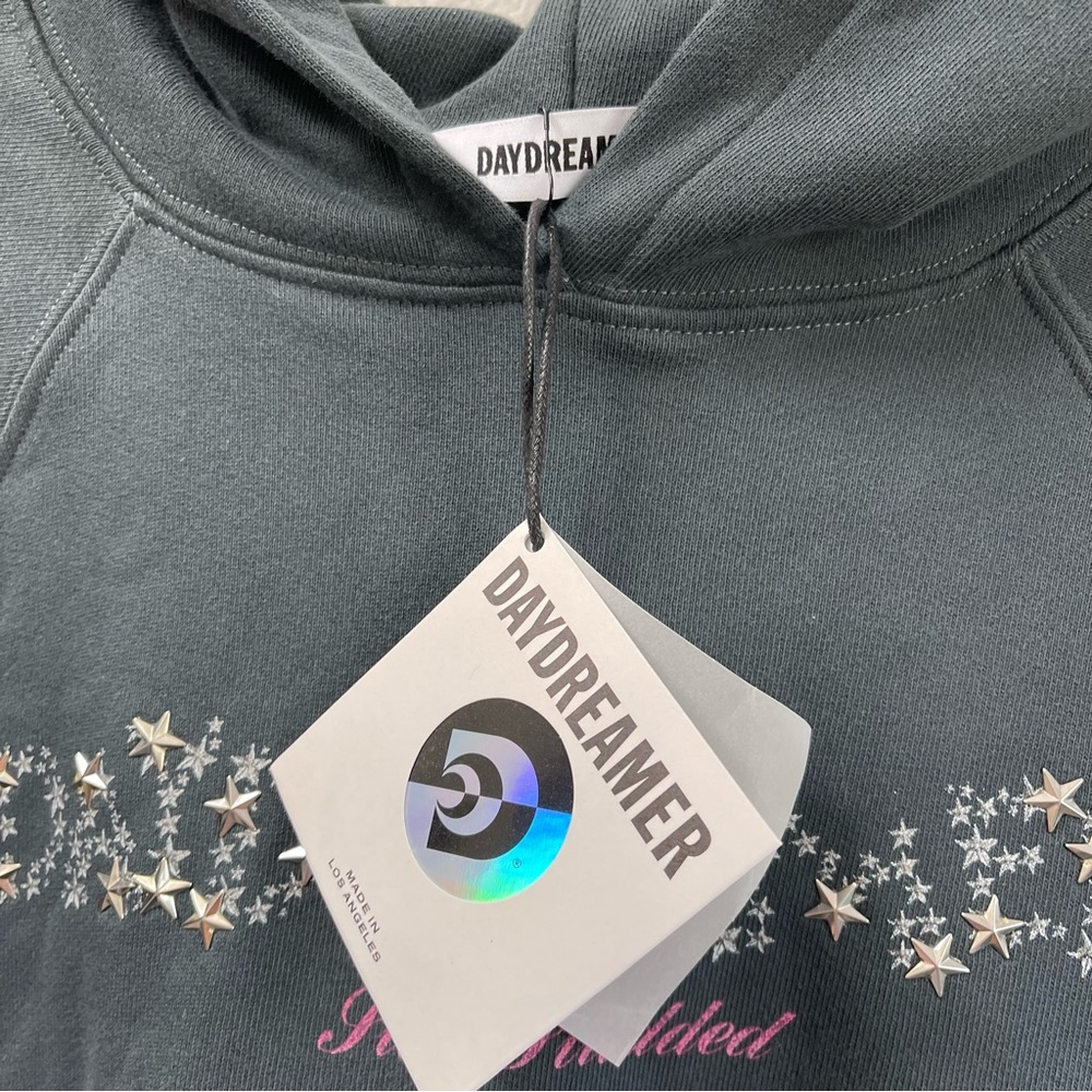 Daydreamer Star Studded Hoodie & Striped Sweatpants Set Size Medium - Picture 4 of 5